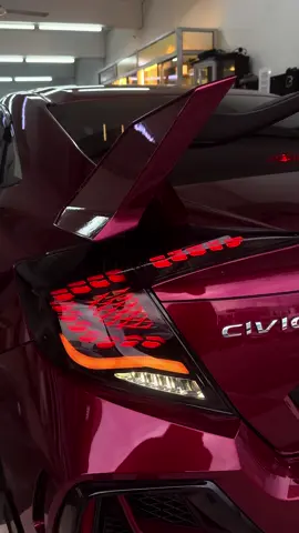Civic Fc Dragon Scale Running Tail Lamp ‼️ #foryoupage #jbpasangambientlight #galaxyambientlight #hondacivicfctaillamp #civicfc 