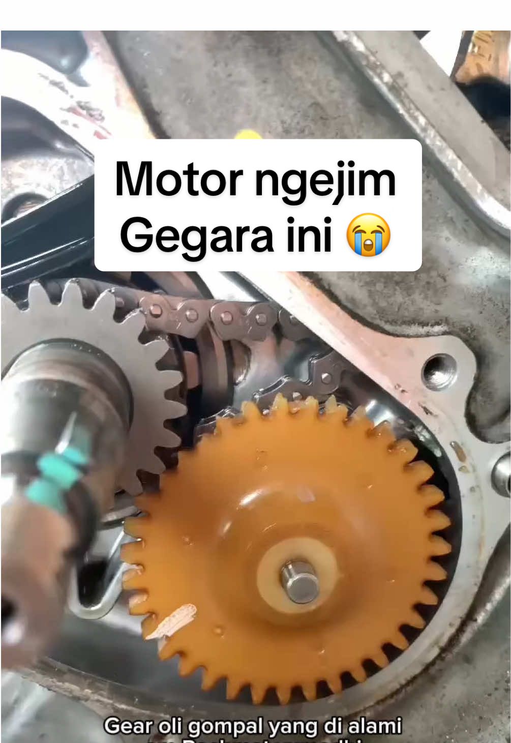 Rungkad gegara gear oli #adv160 #mekaniktiktok 