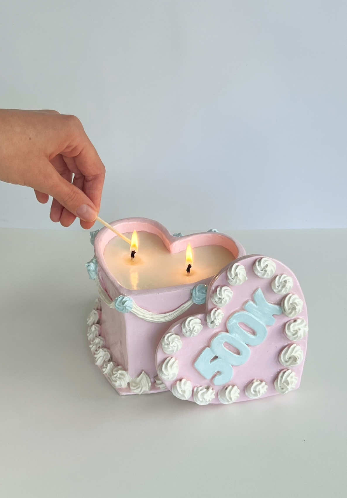 Celebrate with us on reaching 500k on insta🥳🎉 #pottery #airdryclay #DIY #diycraft #giftideas 