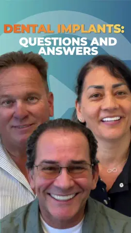 Hear from real patients! •What was the recovery like? •How does having a new smile improve your life? •What should I do if I’m on the fence about dental implants?