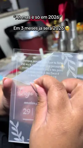 Nunca esteve tão perto 🥹❤️ #noiva2026 #foryou #casamento #diariodanoiva #convite