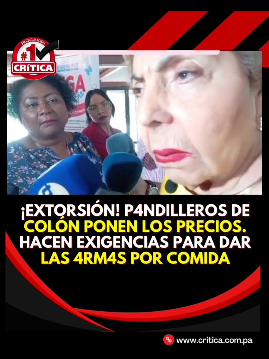 La información fue revelada por la Gobernadora Mayín Correa. 📽: @Linda Bran, periodista y abog  #MayinCorrea #colon 
