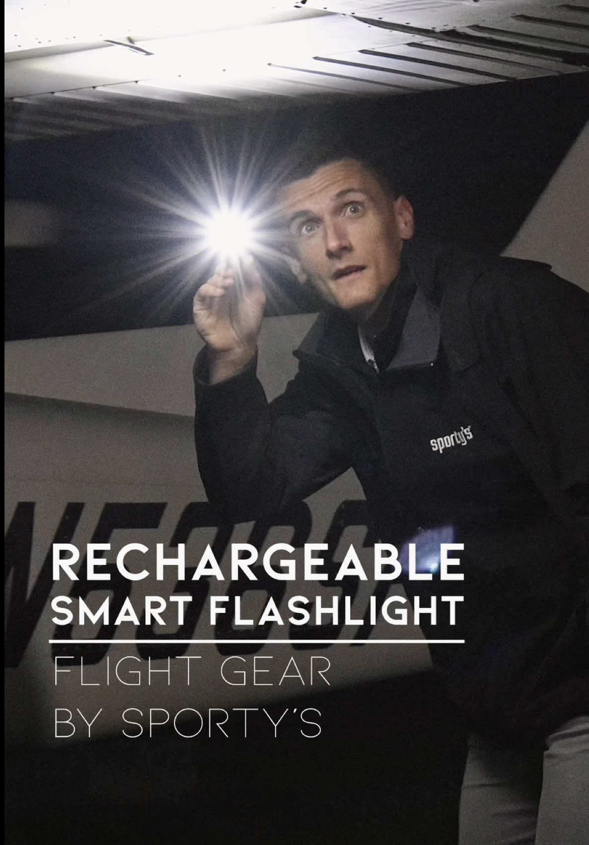 We dropped one of our flashlights off the top of Sporty’s HQ! Check it out using the link below 🔗✈️ https://www.sportys.com/flight-gear-rechargeable-smart-flashlight.html