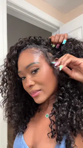 Wig from @ISEEHAIR #halfwigtok 