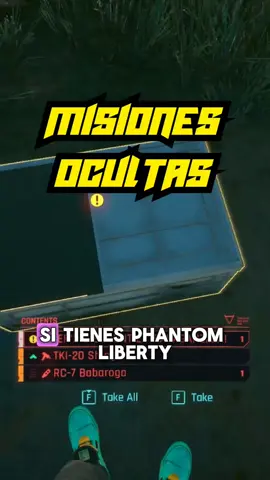Misiones ocultas en Phantom Liberty #cyberpunk2077 #cyberpunk #datosgamer #datoscuriosos #gaming