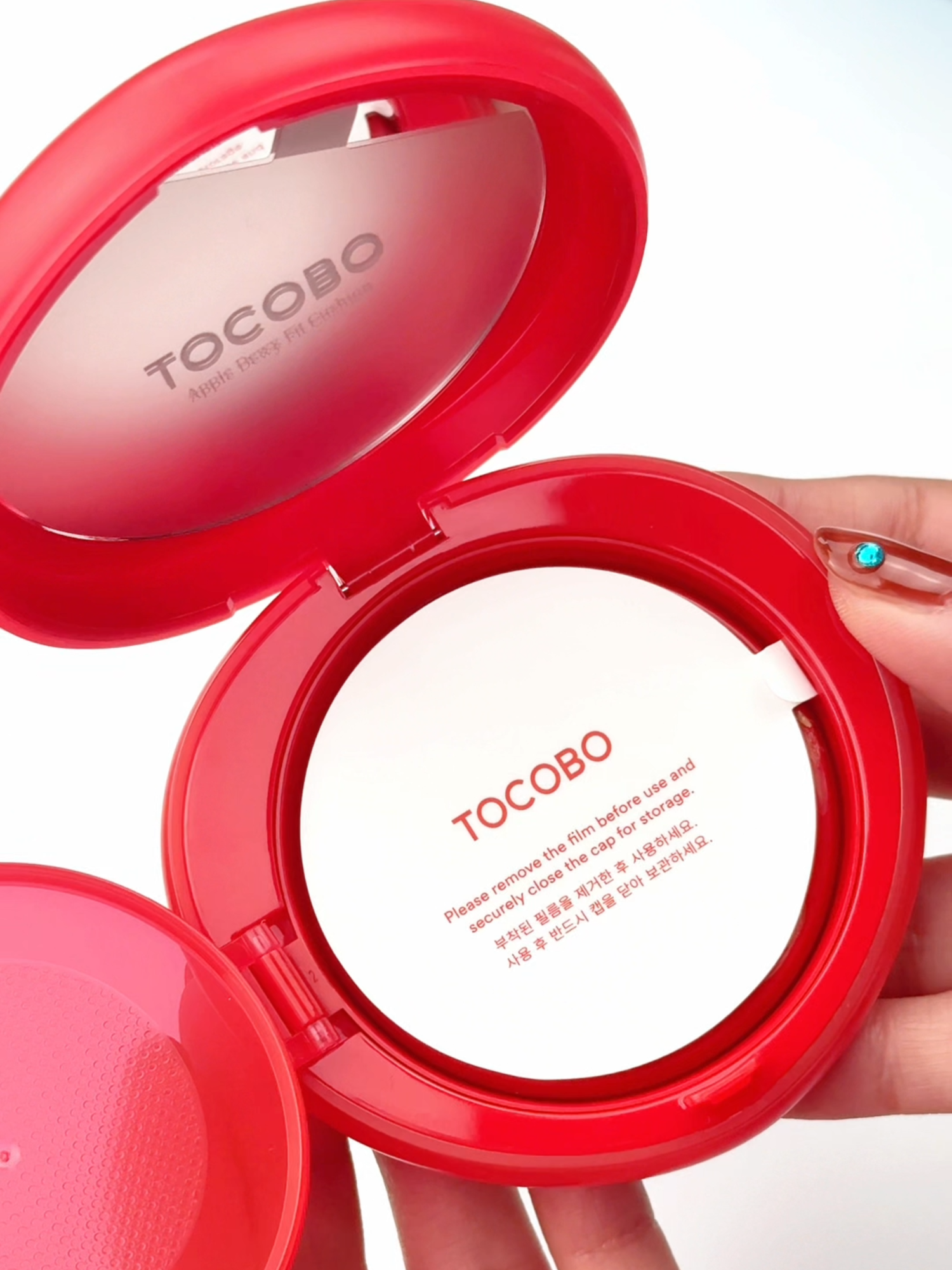 🍎Piel radiante todo el día ✨ El Apple Dewy Fit Cushion de TOCOBO hidrata, unifica y da un acabado luminoso que dura hasta 24 horas 🩵 Hazlo tuyo en el 🛒 carrito naranja ✨  #TOCOBO #kbeauty #tiktokshop #makeup #maquillajecoreano #makeup