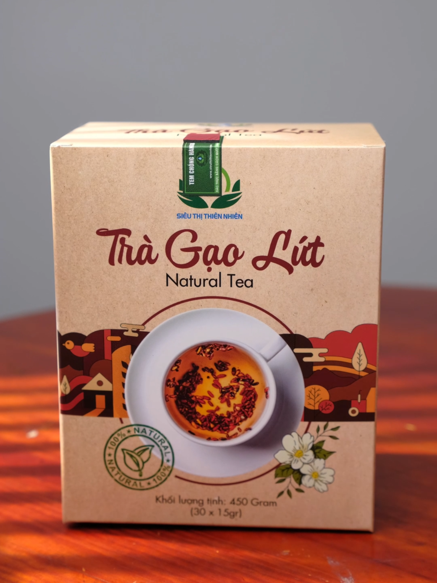 Trà làm từ gạo lứt như này thì rất phù hợp để tặng cho người lớn tuổi nha