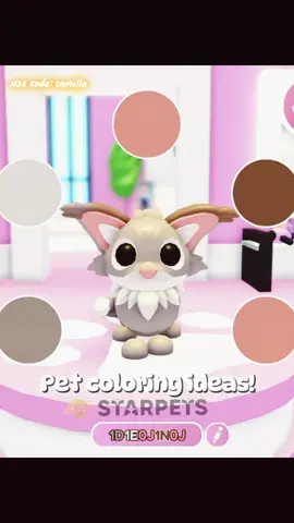 cute pet coloring ideas #adoptme #starpets #roblox #fyp #foryou