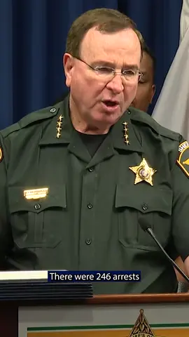 Polk County Sheriff Grady Judd says nearly 250 suspects face serious charges after a weeklong multi-agency undercover investigation targeting human trafficking and illegal immigration. Click the link in our bio to read more. #news #fox13news #polkcounty #florida
