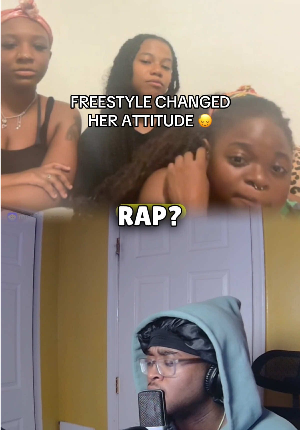 1 freestyle can change her whole mood 🙂‍↔️ #gwallahs #freestylerap #viral #fyp 