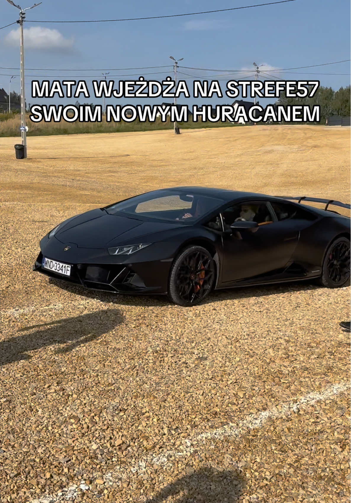 Wjazd Maty z klasą! #mata #strefa57 #przytkowice #lamborghini #lamborghinihuracan 