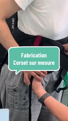 Fabrication de corset sur mesure en résine thermomoulée. Avec de la résine rigide ou semi rigide. #orthopédie #corset