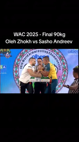 Oleg Zhokh là nhà vô địch vật tay Thế Giới 2025 - 90kg Left Arm 🏅🏅🏅🏅 #oleg #olegzhokh #champions 