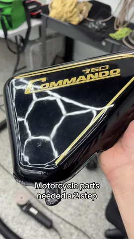 came out pretty nice #paintcorrection #detailing #motorcycledetailing #nortonmotorcycles 