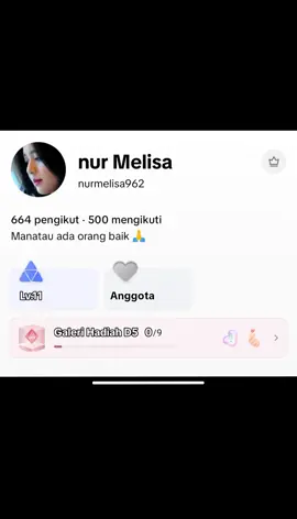 mohon maaf untuk yang cari kawan Lv besar jangan follow saya Karna akun saya ini bukan Lv besar ok mohon maaf sekali lagi🙏🙏