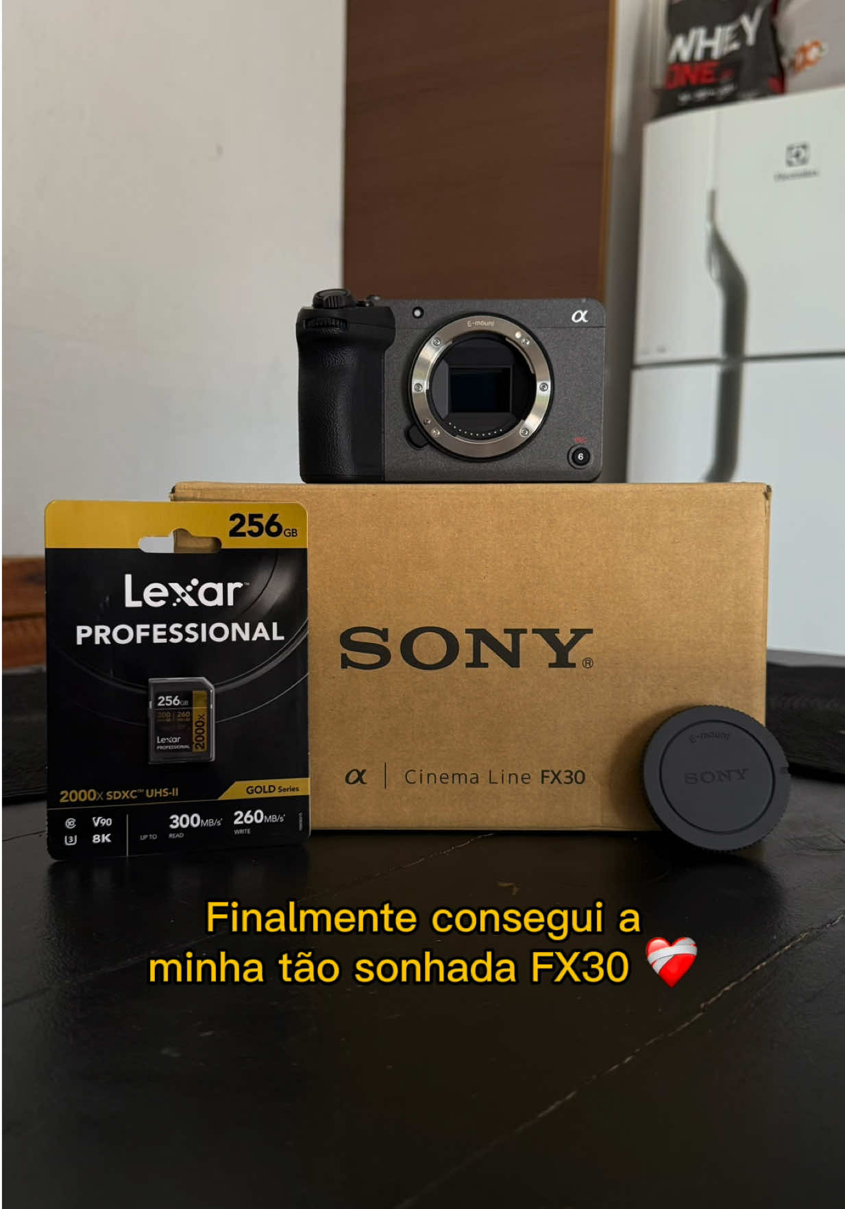 Finalmente consegui minha FX30 🙏🙏🙏 #videomaker #videomakermobile #fx30 #sonyfx30 #audiovisual    