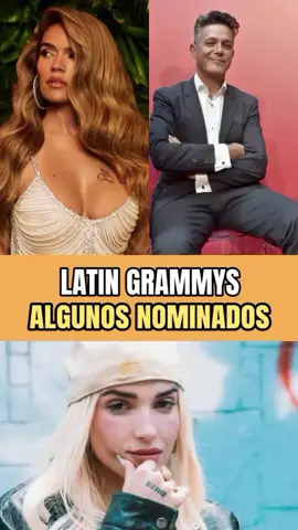 Los Latin Grammys ya tienen nominados  #shakira #karolg #alejandrosanz #rauwalejandro #grammys 