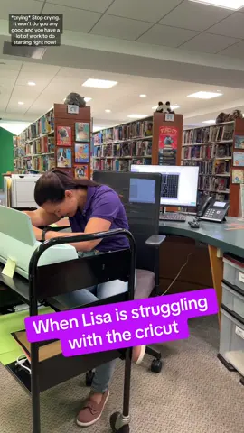 Just a little bump in the road! @Cricut #crafty #librariansoftiktok 