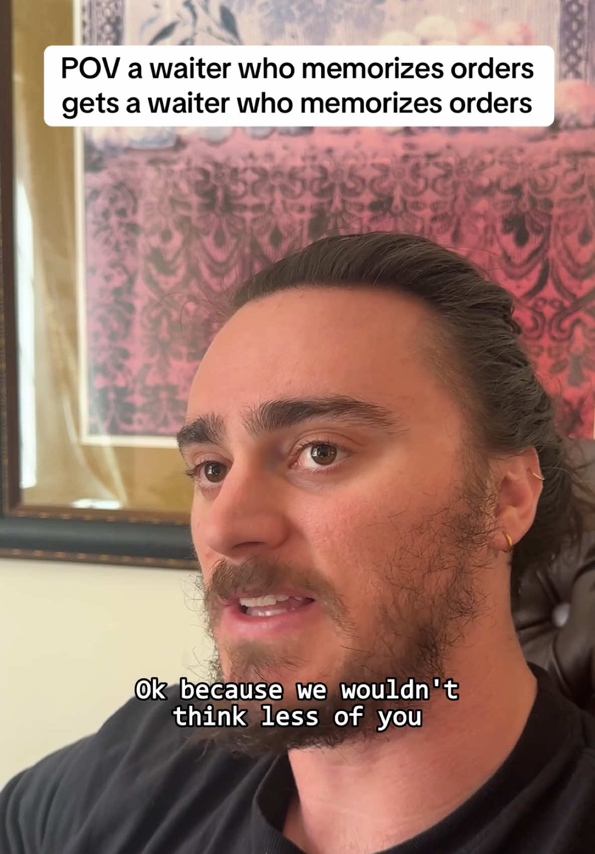 when a waiter who memorizes orders gets a waiter who memorizes orders #fyp