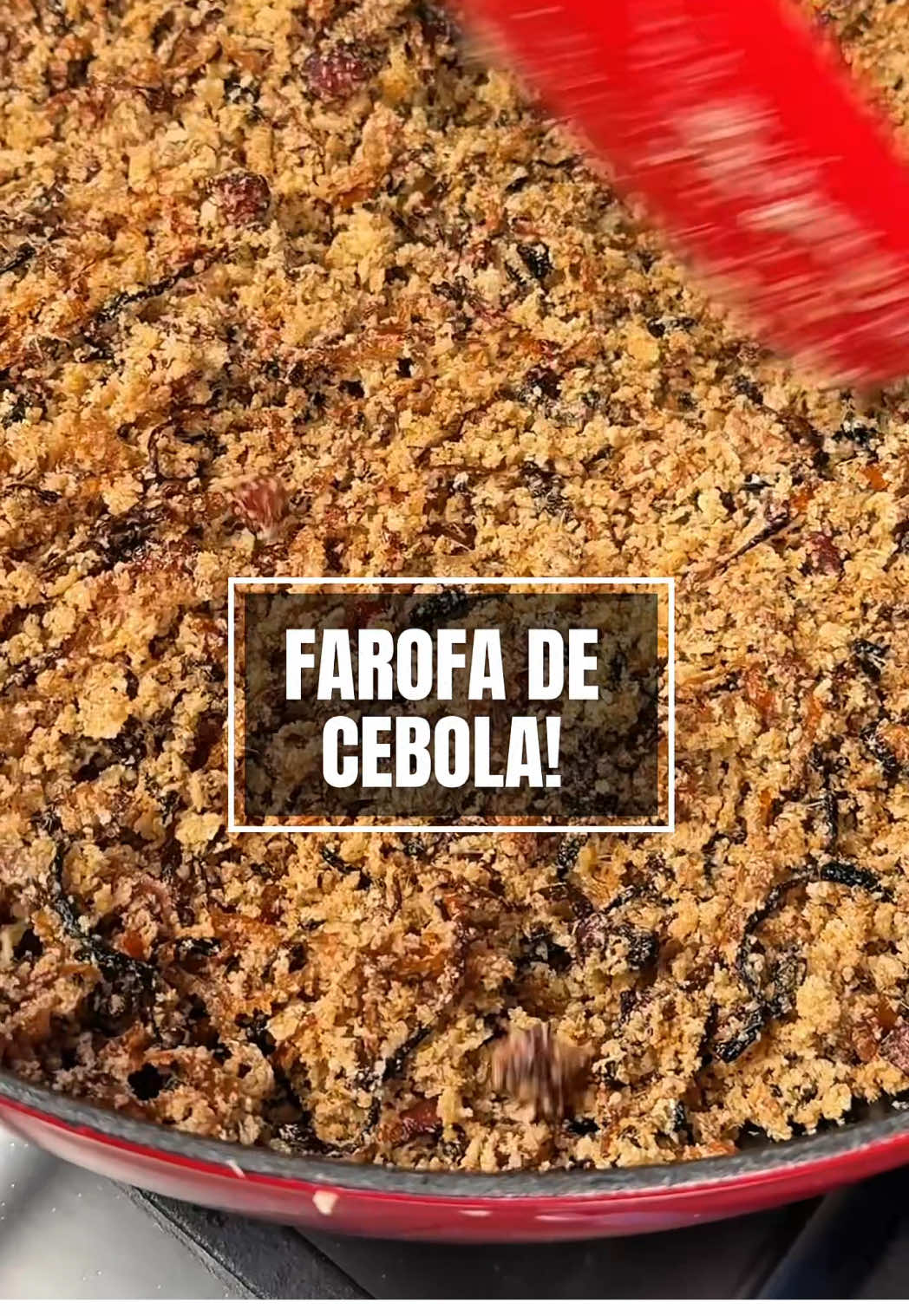 VAI SURPREENDER VOCÊ, dica fácil essa pra fazer final de semana. Eu como um bom fã de farofa precisava compartilhar essa.  Ah, a melhor farinha pra essa na minha opinião é a de mandioca flocada, mas pode variar.  Lembre-se, se precisar, adapte a receita. Bora cozinhar sem frescura 👊🙌