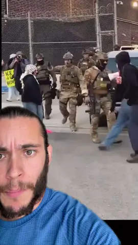 Que fuerte lo que le hicieron a esta estadounidense por protestar contra la migra 😳🚨