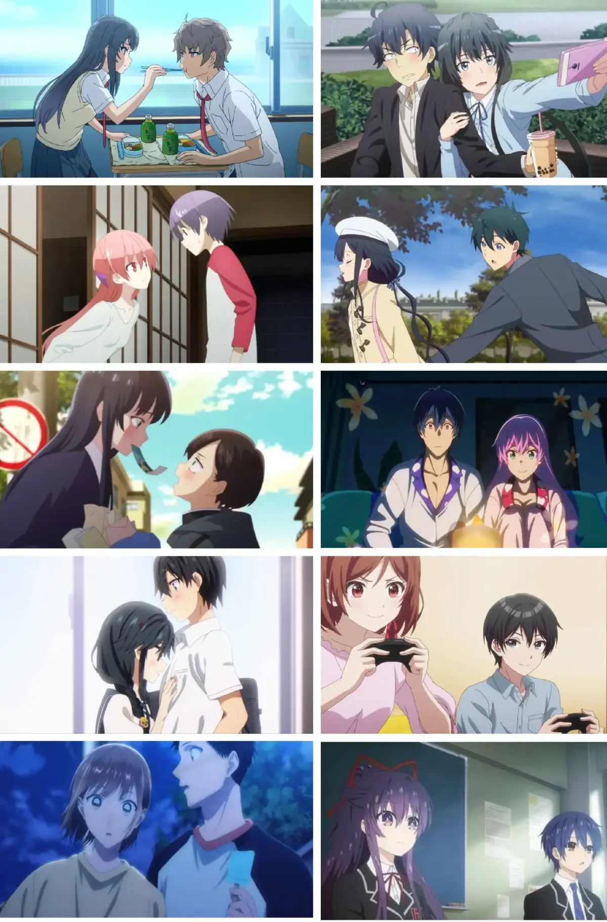 1. Rascal Does Not Dream Of Bunny Senpai 2. MyTeenRomanticComedySnafu 3.Tonikawa 4. Masamune Kun's Revenge 5. The Dangers In My Heart 6. More Than Married Couple But Not Lovers 7. Oresuki Are you The Only One Who Loves Me 8. Im Getting Married To A Girl I Hate In My Class 9. Bluebox 10. Date A Live #peak #animetiktok #anime #animecouple #animerecommendations 
