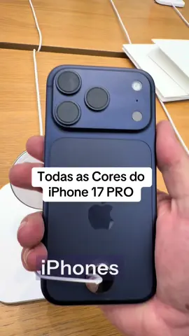 Essas são as cores dos novos iPhone 17 Pro e Pro Max #iphone17 #apple #iphone #techtok