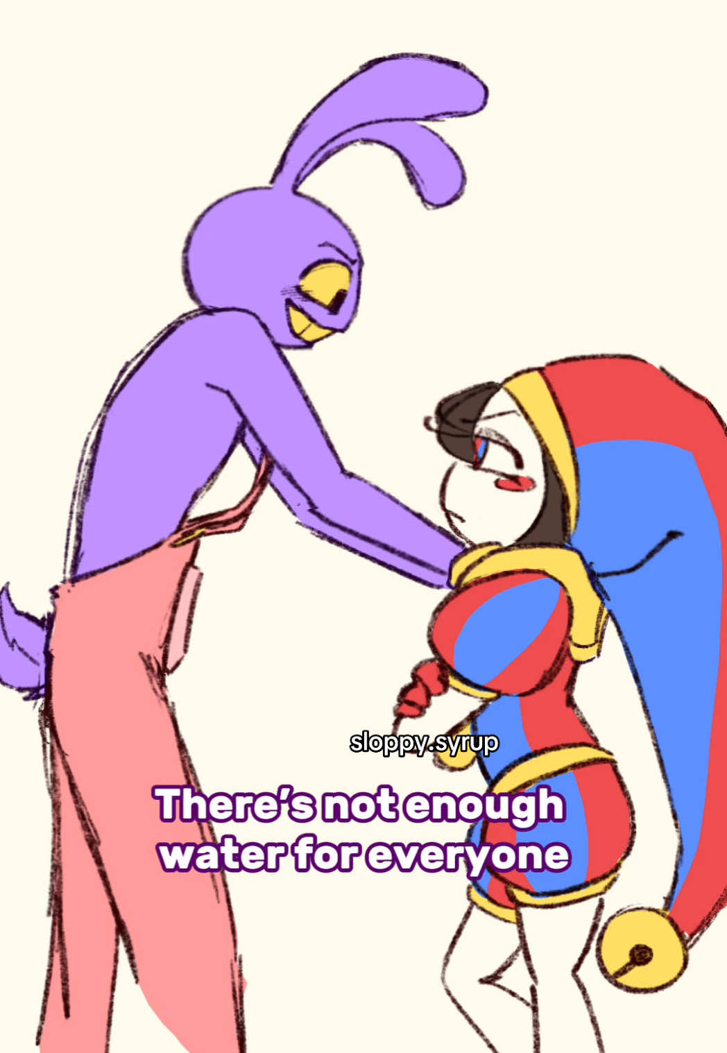 Inspired by @moth⋆౨ৎ˚⟡˖ ࣪ !! This audio is so stupid, idk why out of all the ideas I have I acted on this one?? 😭 Oh well, it exists now, all we have left to do is hope I make something good next lol Sorry for not posting in like forever!! School and work has me super busy 😭💔 #tadc #funnybunny #theamazingdigitalcircus #jax #pomni 