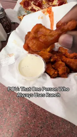 Wings Hit The Best With Ranch ? #fyp #viral 