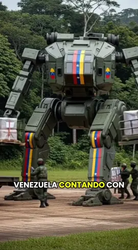 Robots nacionales hechos en Venezuela se imaginan ? #robot #venezuela #fanb #militar #drones 