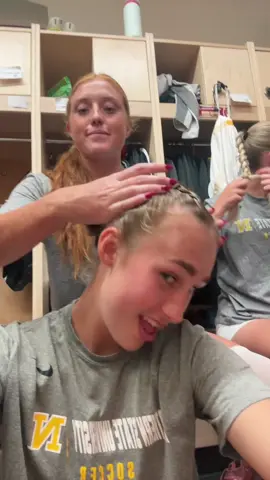 game day hair 🐺😛😛😛😛#Soccer #hairinspo #college #fyp 