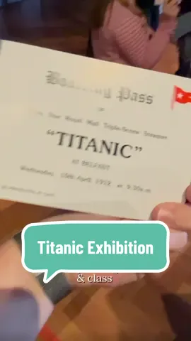 We went out to Dallas to see the Titanic Exhibition and this is how it went #titanic #titanicexhibition #dallas 