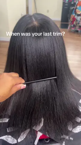 #fyp#haircare#trim#silkpress 