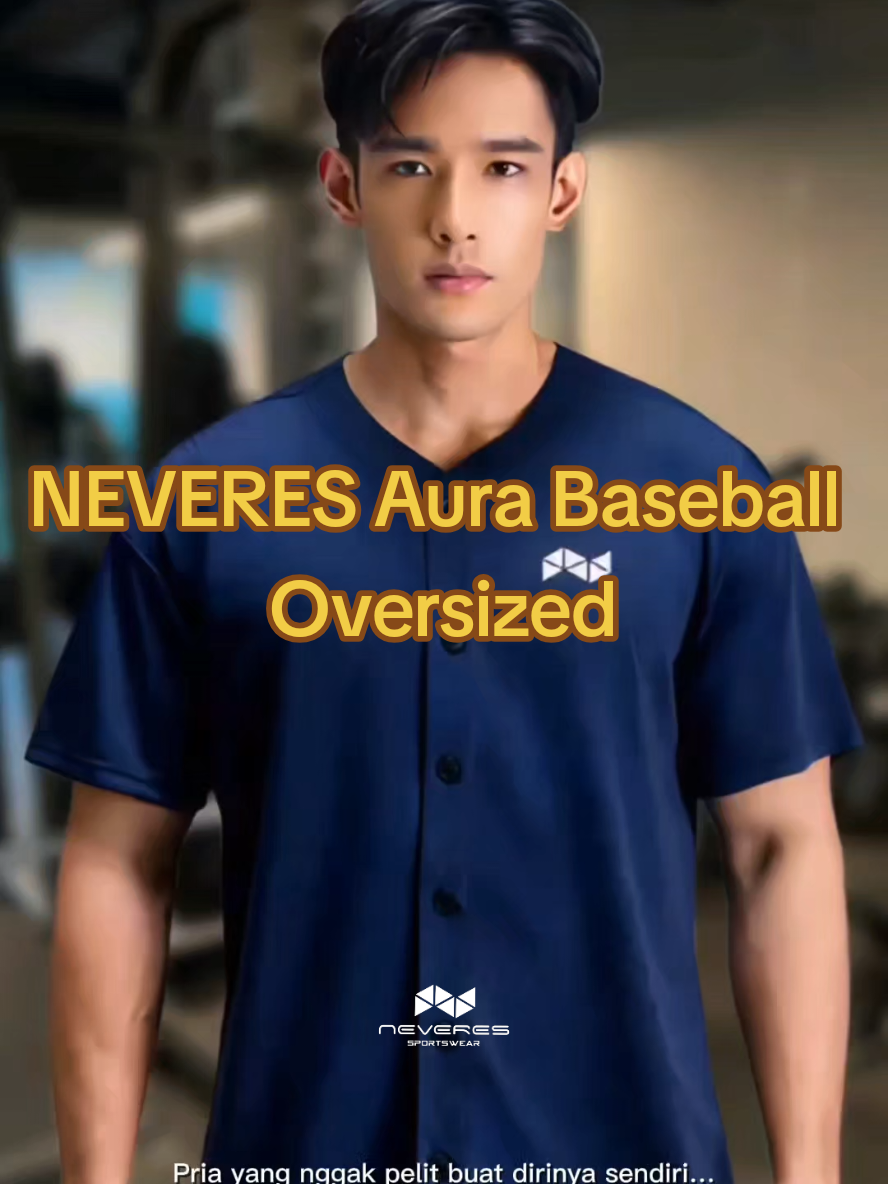 NEVERES Aura Baseball Oversized . . #neveres #gymwear #gymoutfit #oversizedshirt #gymtokshop 