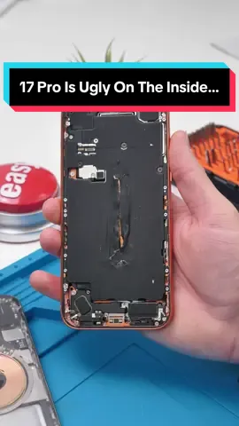 Apple ruined the transparent mod… #iphone17promax 