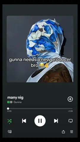 dude be using the same producer for his whole career #gunna #oneofwun #thelastwun #fyp #producer 