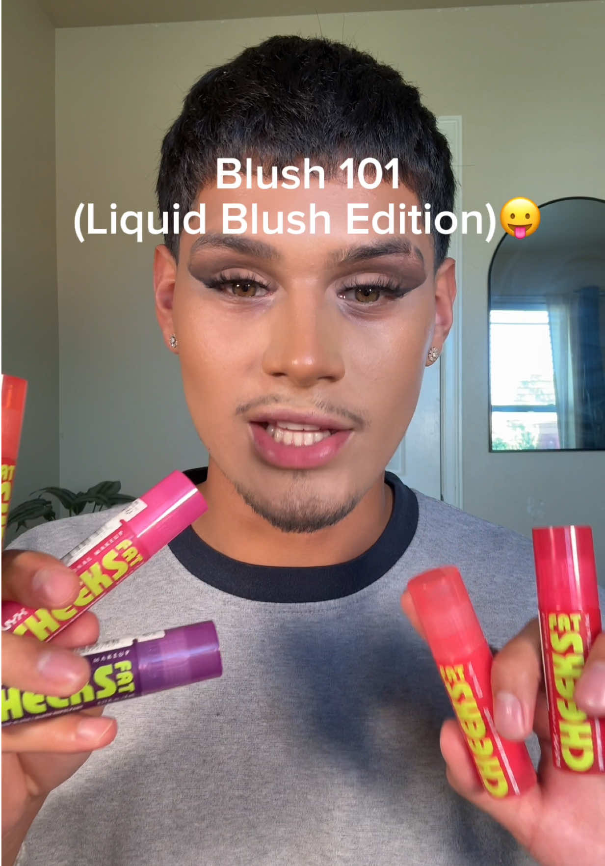#nyxcosmeticspartner ✍🏼😚 BLUSH 101 – LIQUID BLUSH EDITION ✍🏼😚 Glow finish: how to make it look radiant without overdoing it @NYX Professional Makeup Run to your nearest @Ulta Beauty !! 🏃‍♀️✨