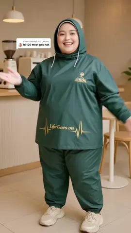 Membalas @Tyas _Afrista muat kaka ambil ukuran jumbo ya kaka Promo setelan jas hujan model hoodie raincoats