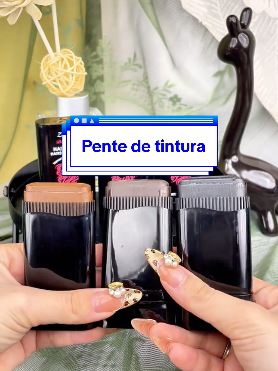 Pente de tintura de cabelo, adeus cabelos brancos 💆‍♀️ LINK NOS COMENTÁRIOS 🔥  Pente De Tintura De Cabelo À Prova D'água , De Suor , Portátil , Fácil Aplicação , Sem Manchas , Multifuncional , Retoqu. #creatorsearchinsightsview #pente #pinturas #cabelo #acheinashopee 