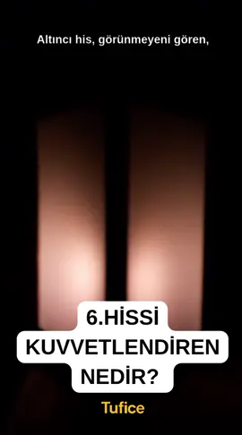 6.HİSSİ KUVVETLENDİREN NEDİR?  Altıncı his… görünmeyeni gören, duyulmayanı duyan iç sesindir. Onu kuvvetlendirmek için; kalbini sessizliğe aç, doğanın fısıltılarını dinle ve rüyalarının mesajlarına dikkat et.  Her his bir işarettir, her sezgi bir yol gösterici… Sen sadece ruhunun kapılarını arala.  Altıncı his seni bulacaktır. Daha fazla sır için beğenmeyi ve takip etmeyi unutma. #altincihis #psikoloji #kişiselgelişim #felsefe #metafizik 