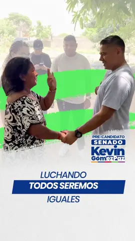 Nuestra hoja de vida es la lucha por la justicia social. Desde las bases populares de Cali y con el respaldo del pueblo, ponemos nuestro nombre y nuestra historia al servicio de un sueño: que Colombia sea un país de iguales. El 26 de octubre, en la consulta del Pacto Histórico, invitamos a toda la comunidad a votar por la propuesta #Iguales, por el nombre de Kevin Gómez al Senado y por nuestras listas a la Cámara en todo el país. #pactohistorico #Colombia #consulta 