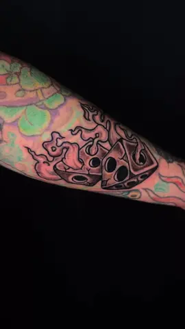 Got to tattoo over my dads 22 y/o tattoo yesterday. I miss you every day old man. 