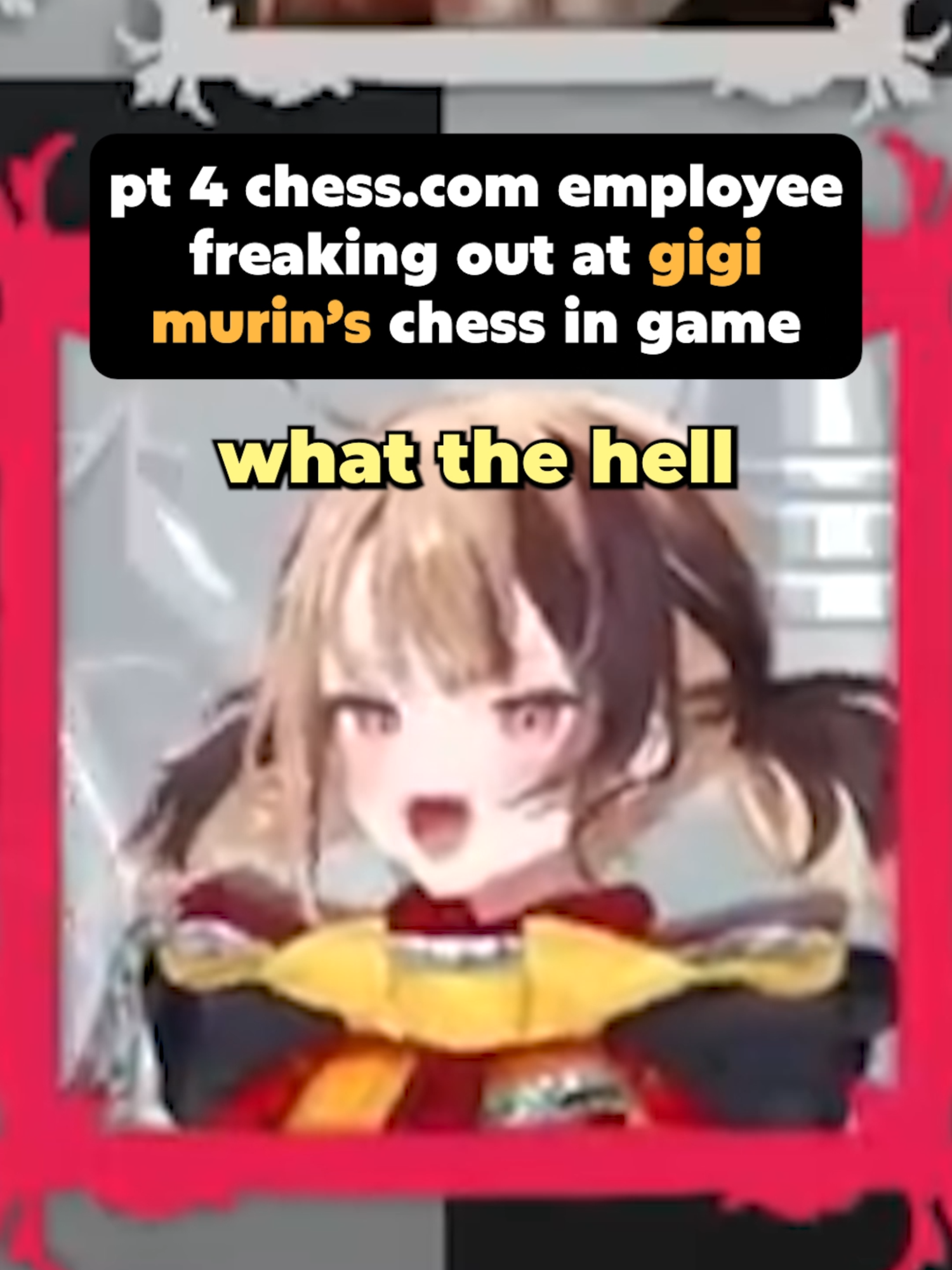 a full recap of the advent vs justice game where gigi gigied all over the place. if you liked this, please follow!! the editing took like all day lol #gigimurin #hololive #hololiveclips #hololiveen #chesstok #chess #chessmaster #vtuber #vtuberclips #streamer #streamerclips #hololiveenglish #hololivememes #xyzcba#oshi