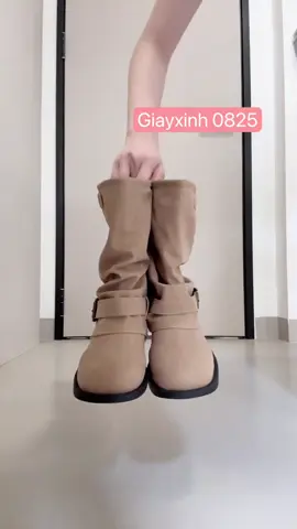 Bốt mùa đông, đầu tròn dễ mix đồ#xuhuong #viral #giaydep #boots #boots 