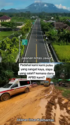 Sebuah perbedaan yang sangat signifikan pada jalanan di Kalimantan dan Jawa, padahal kami kaya akan SDA, mengapa jalan kami tidak sebagus disana? siapa yang salah? #jalankalimantan #kalimantan #Jawa #Apbd #apbn 