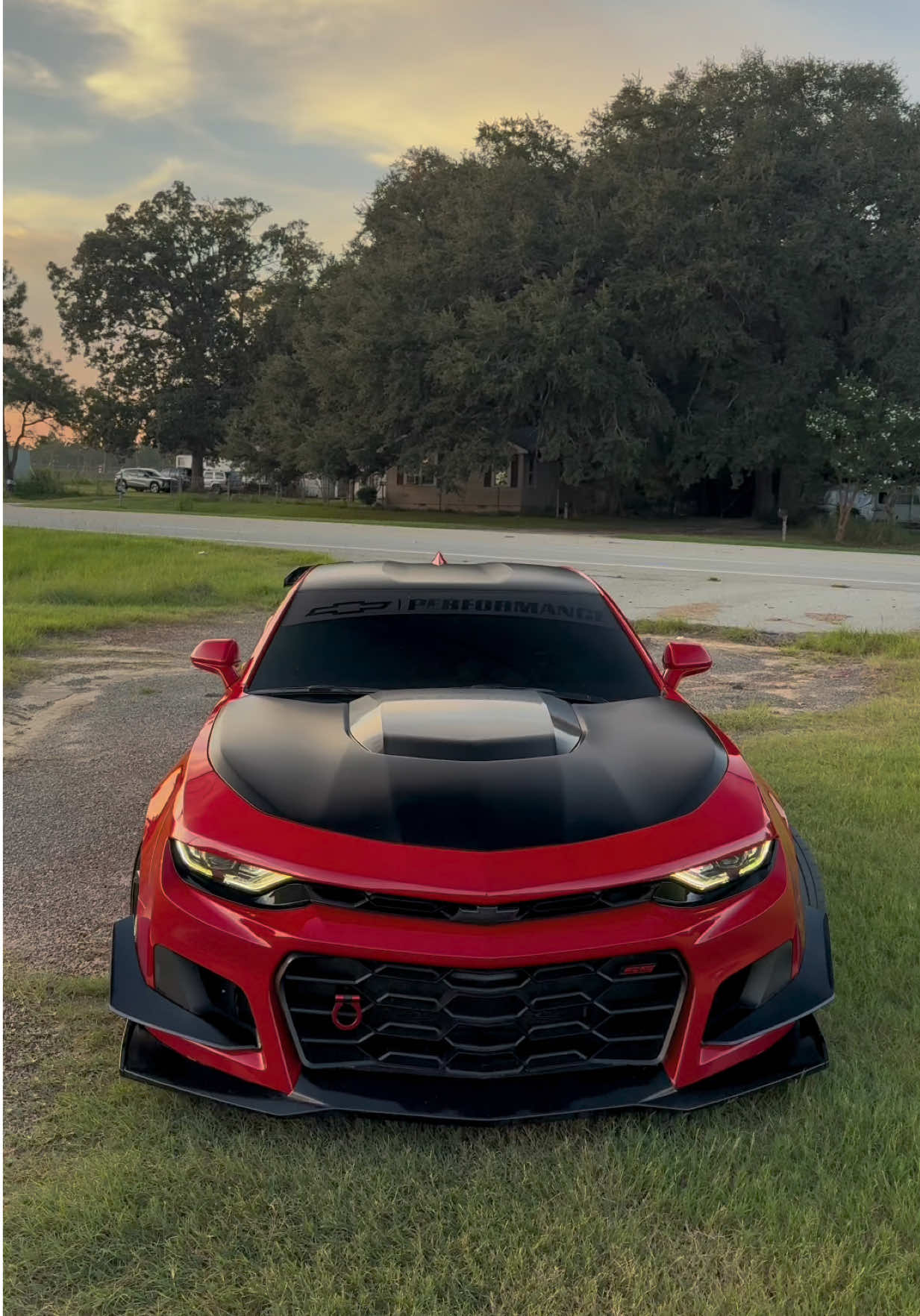 sunset camaro #fyp #camaro #chevy #viral 