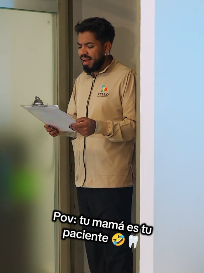 Mamá estoy en la chamba 🫠🥴 @Cuestión de hermanos  #dentista #mamá #humor  #Viral #fyp 