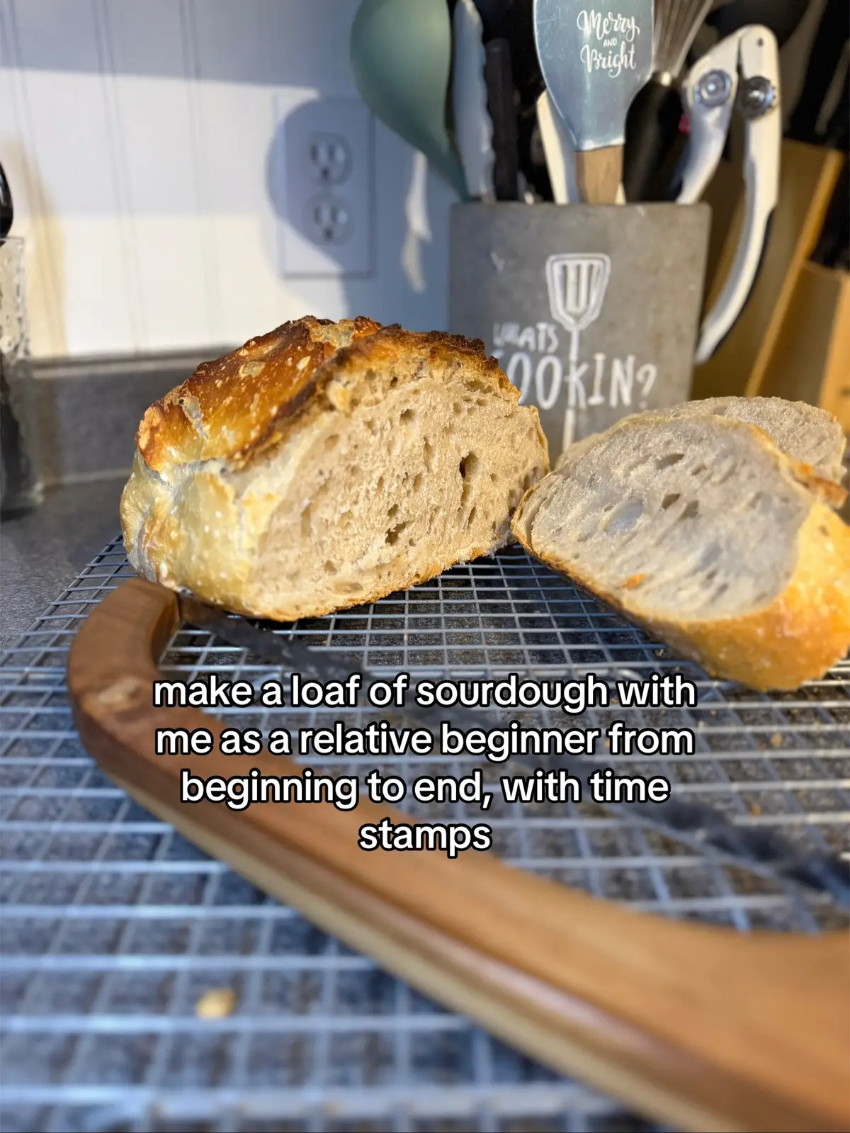 I’m so very proud of how far I’ve come in my sourdough baking 🥲 this loaf was probably my best yet. #sourdoughbread #sourdough #sourdoughbaking 