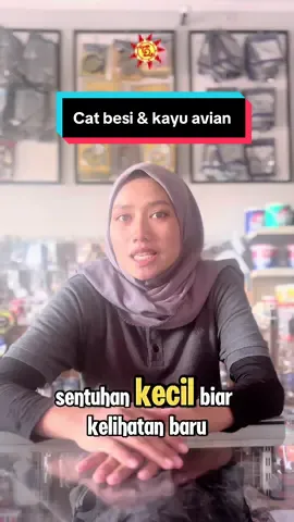 yuk samaan ama Mimin pakai cat kayu & besi dari Avian biar furnitur rumah kelihatan baru lagi buruan checkout di keranjang kuning Mimin yaa! #promoseruweekend #tokobahanbangunan #promo99sale #cekkeranjangkuning #fyp 