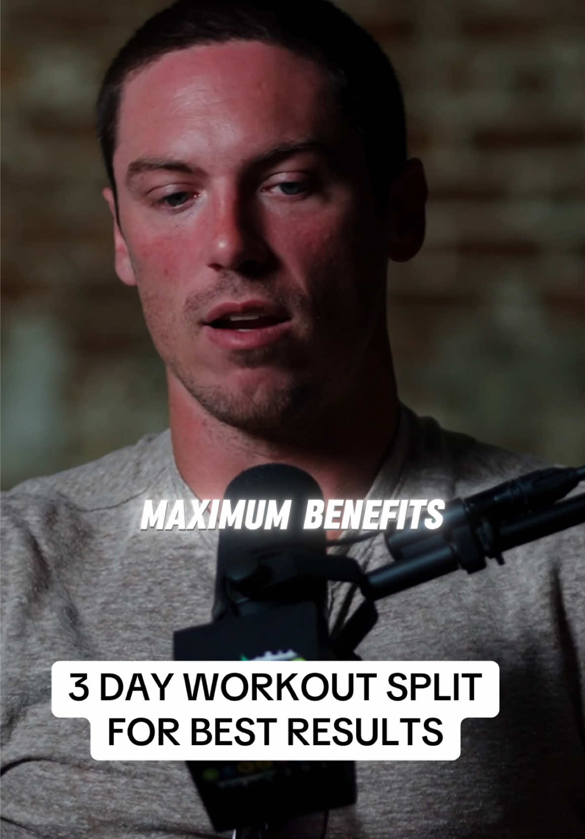 3 day workout week #workout #Fitness #musclegrowth #fyp 